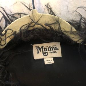 Show Me Your MuMu shaggy vest (s)